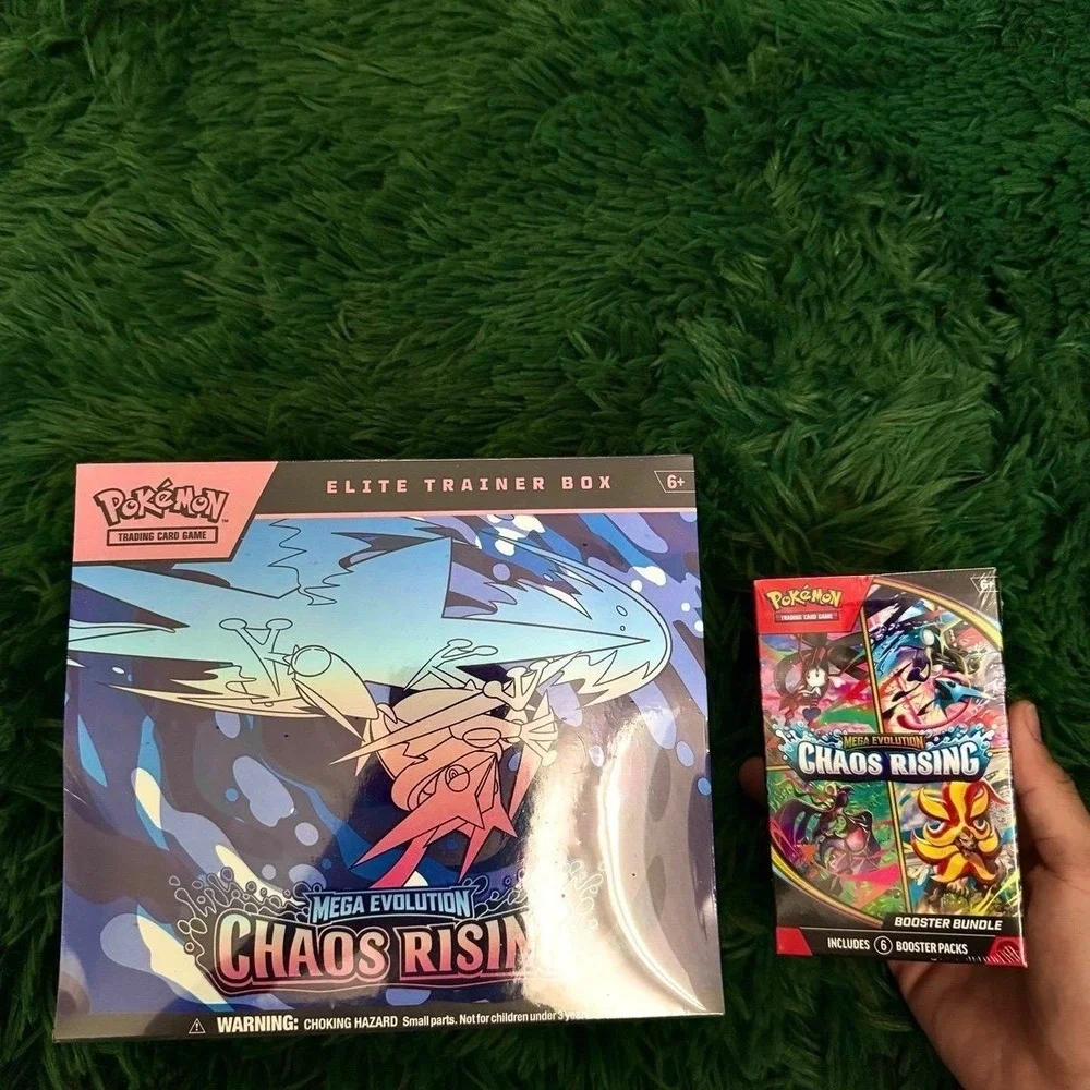 Pokemon Chaos Rising ETB & Booster Bundle Lot
